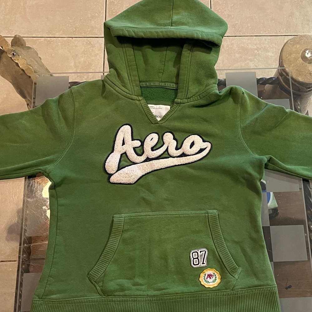 Green Aeropostal Hoodie Large